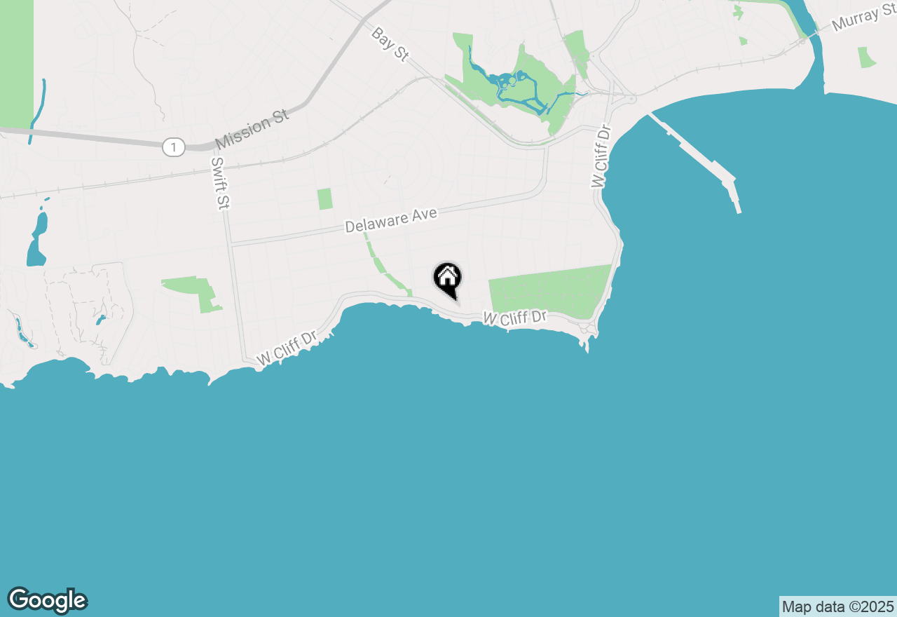 Map of 940 W Cliff Drive, Santa Cruz, CA 95060