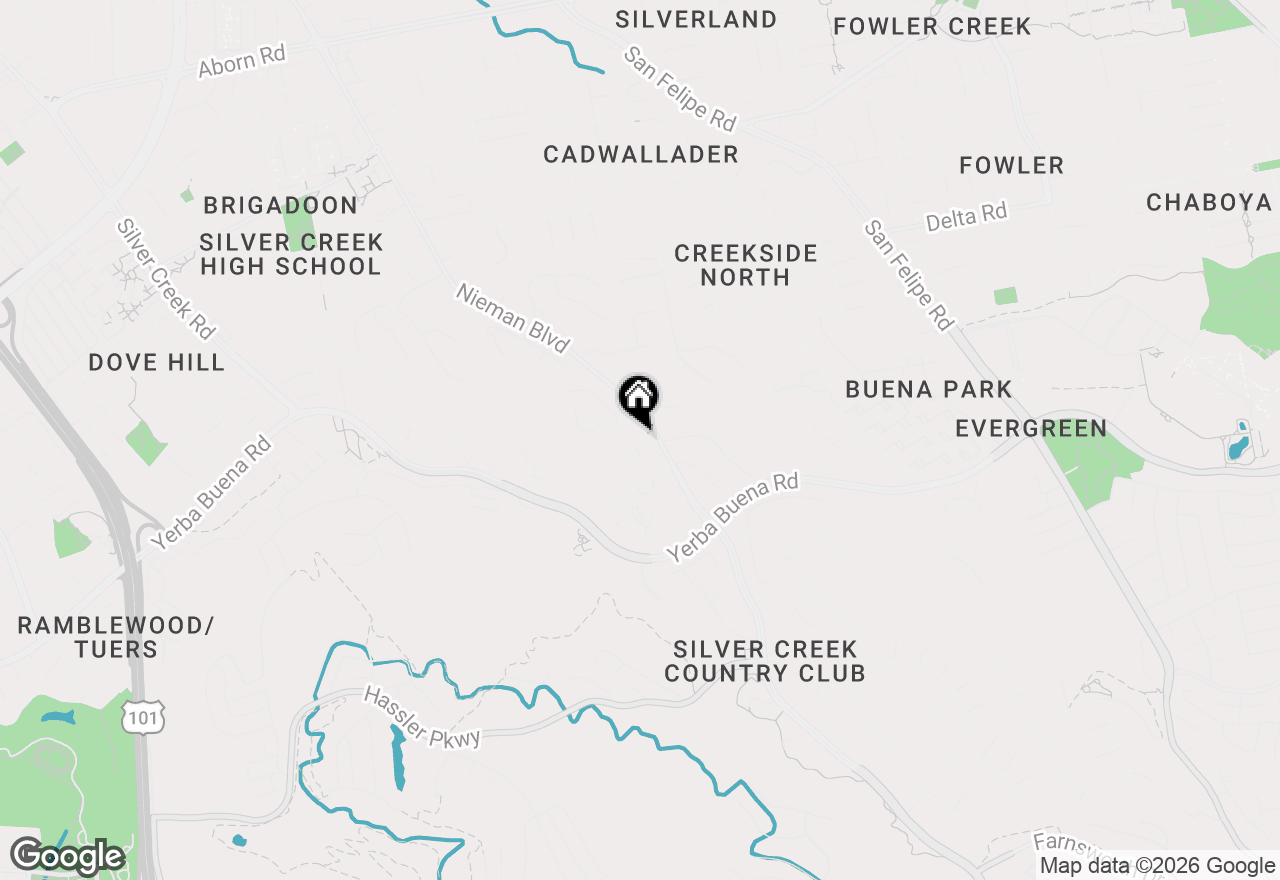 Map of 2231 Quail Bluff Court, San Jose, CA 95121