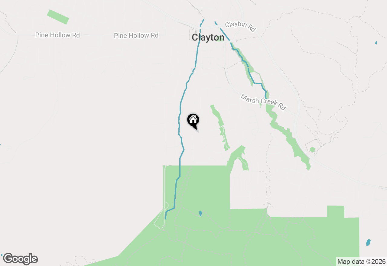 Map of 599 Mt Dell Dr, Clayton, CA 94517