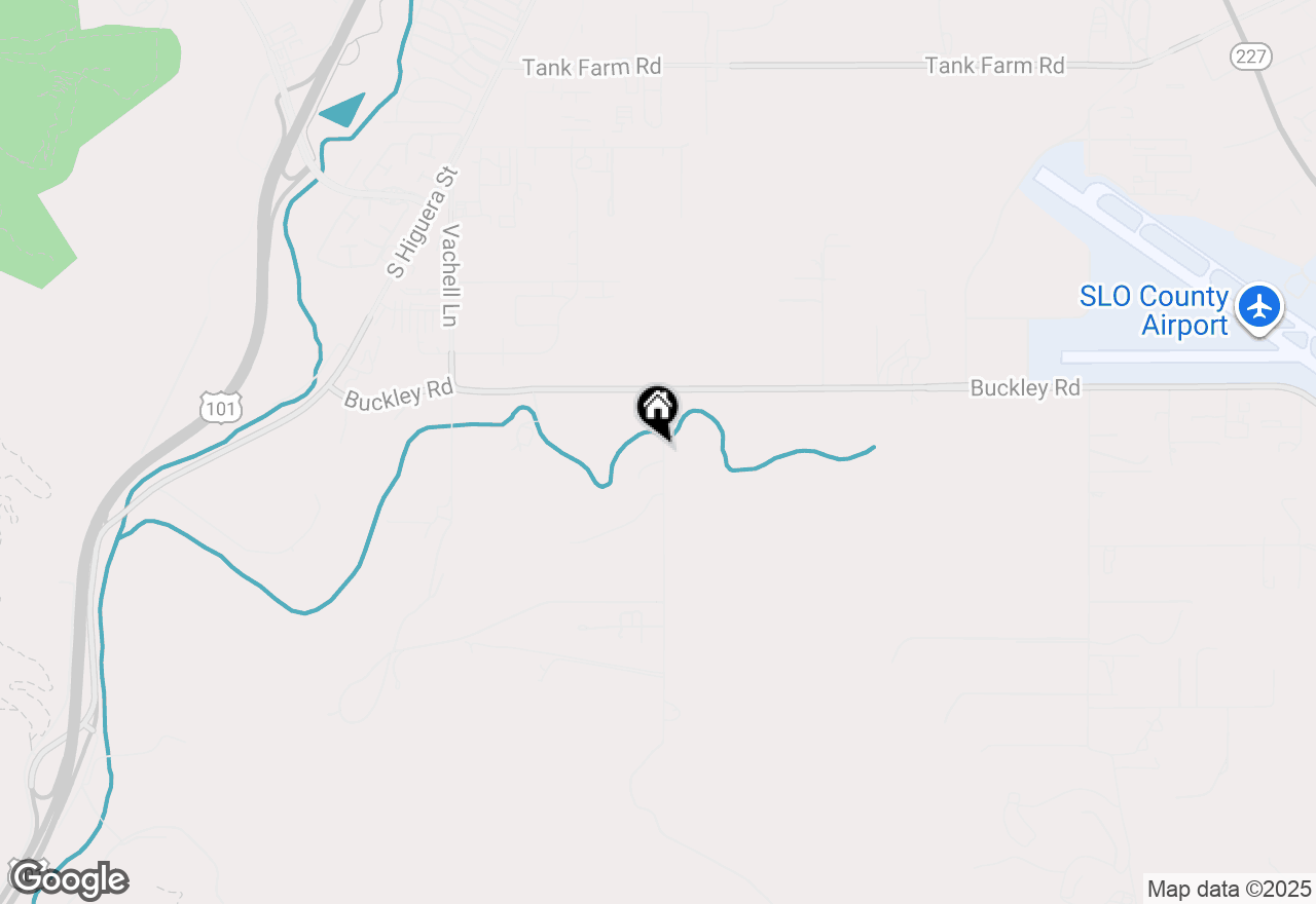 Map of 280 Jespersen Lane, San Luis Obispo, CA 93401