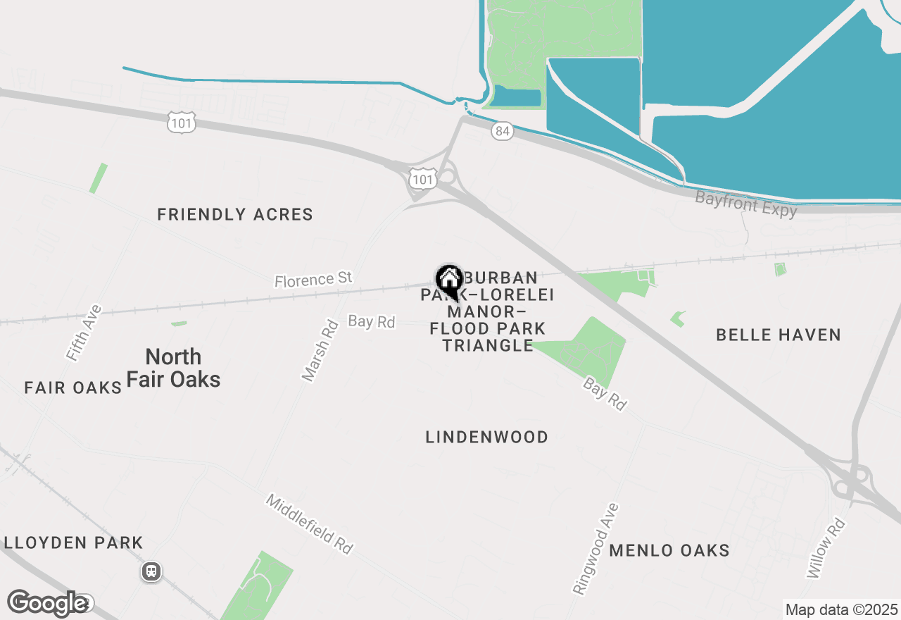 Map of 911 Peggy Lane, Menlo Park, CA 94025