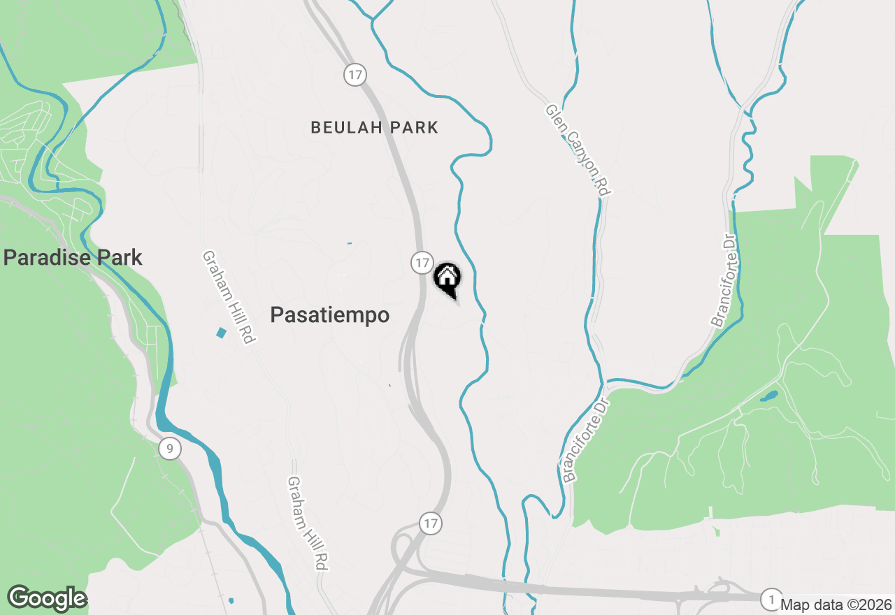 Map of 111 Misty Court, Santa Cruz, CA 95060