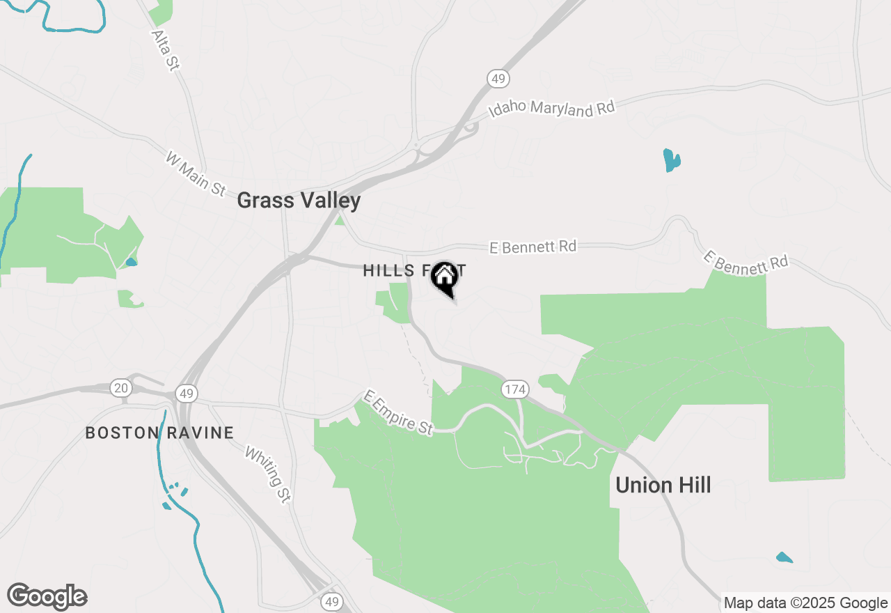Map of 10444 Partridge Road, Grass Valley, CA 95945
