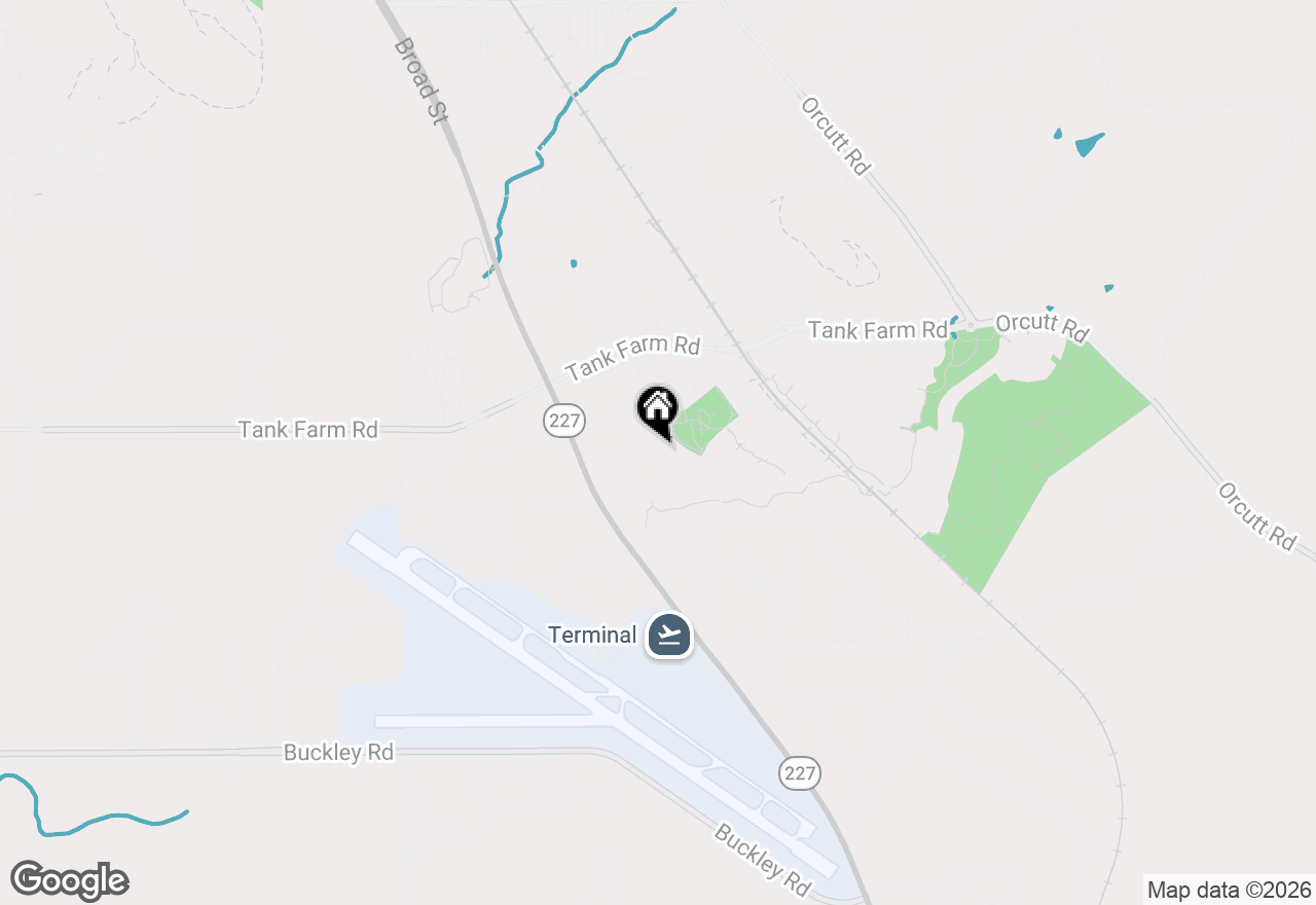 Map of 4220 La Posada, San Luis Obispo, CA 93401