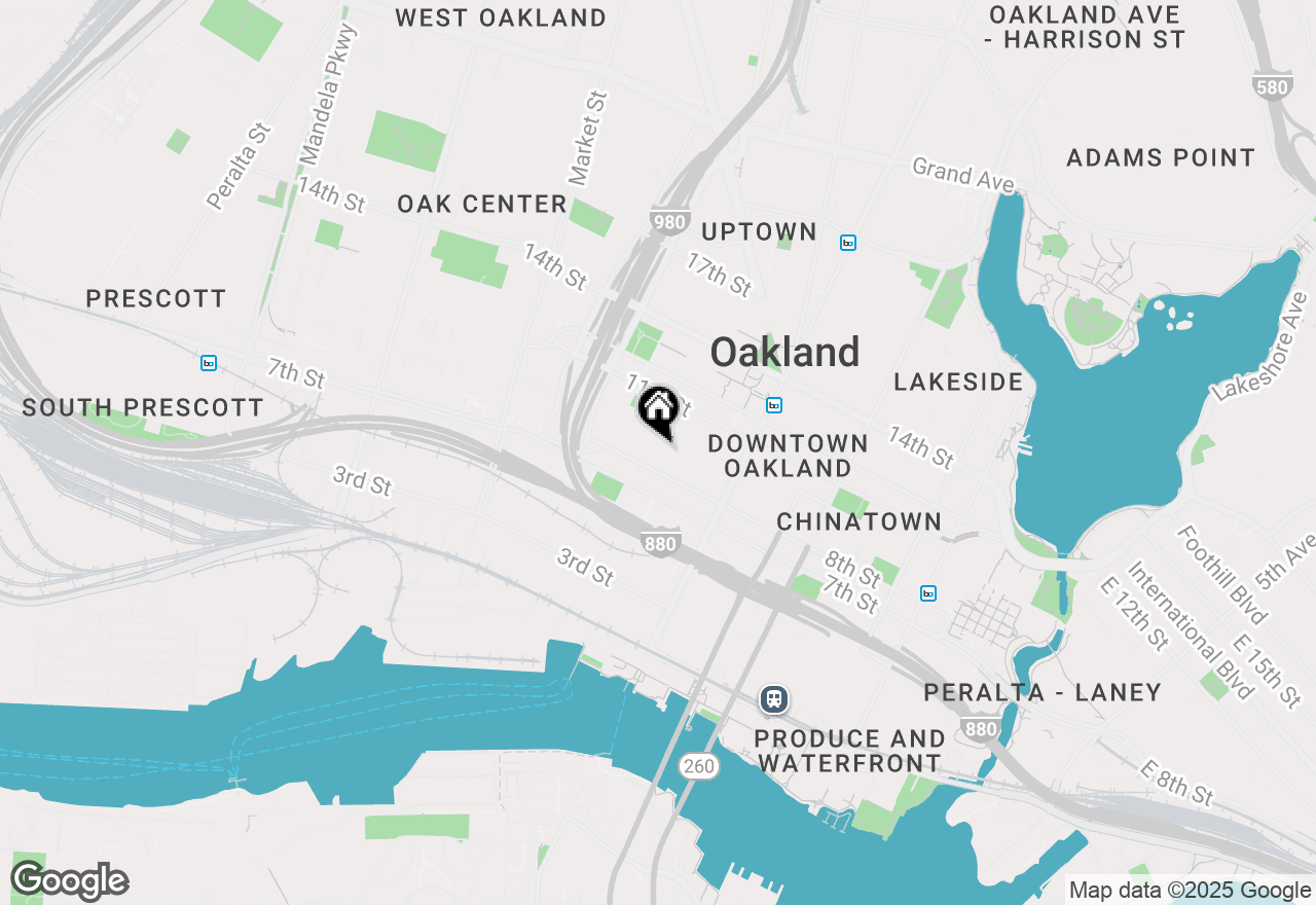 Map of 585 9th Street #635, Oakland, CA 94607
