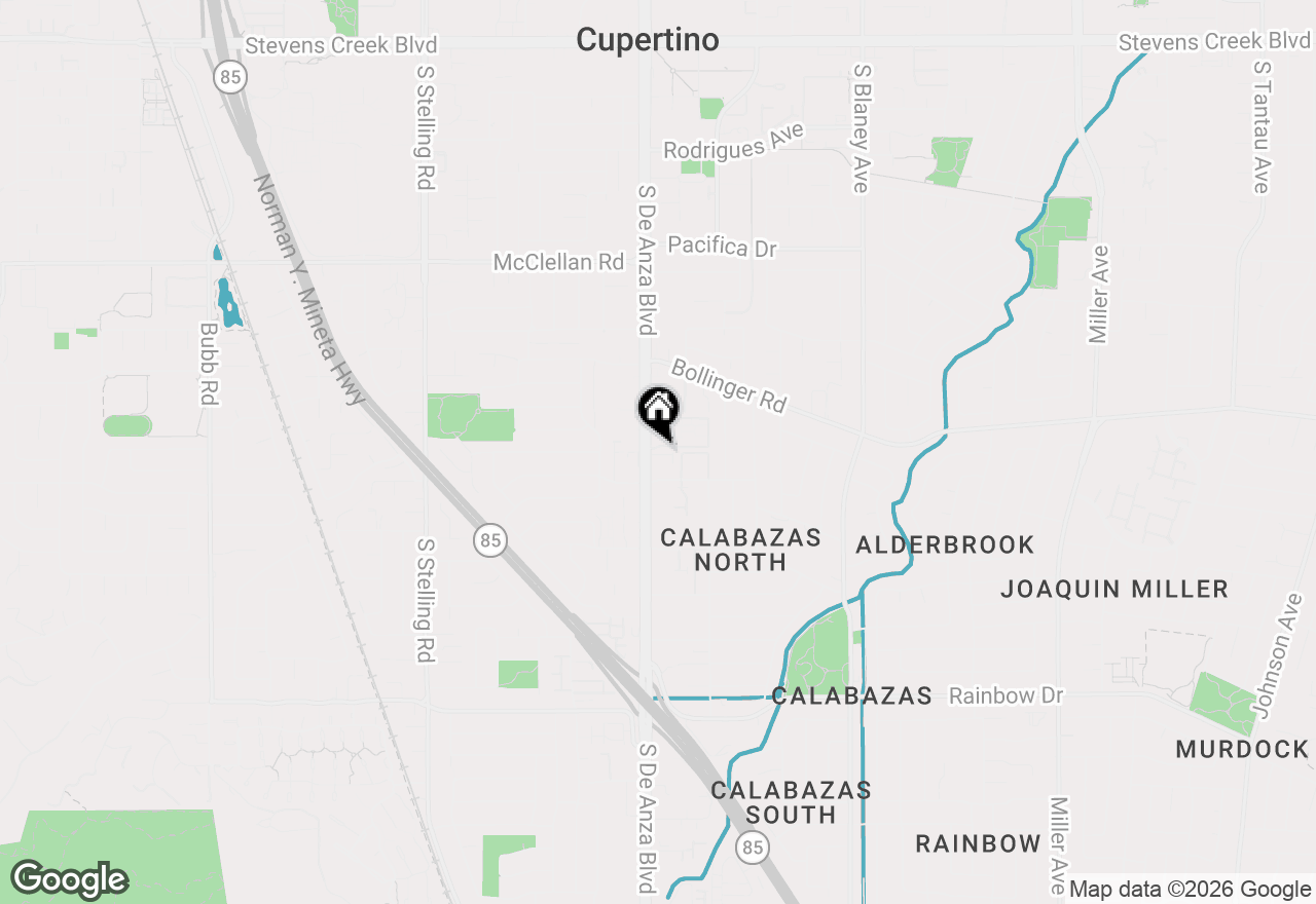 Map of 7290 Ventana Drive, San Jose, CA 95129