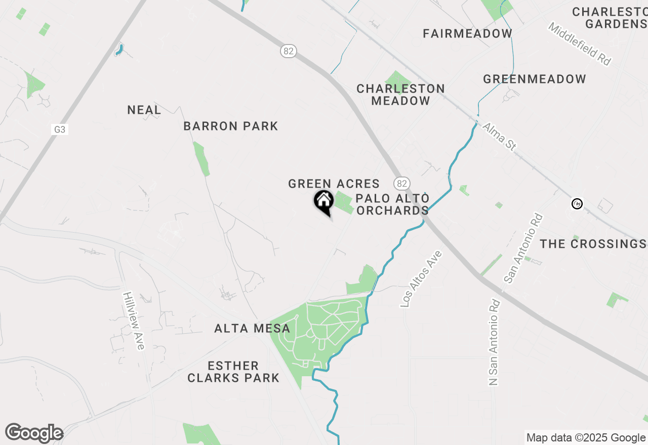 Map of 645 Maybell Avenue #A, Palo Alto, CA 94306