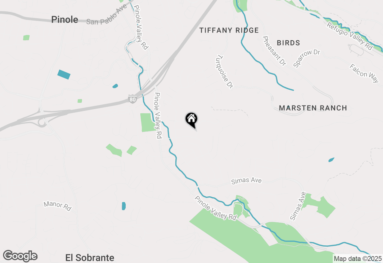 Map of 2464 Alamo St, Pinole, CA 94564