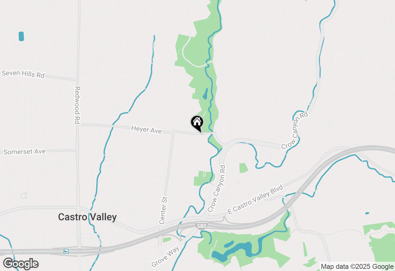 Map of 5021 Heyer Ave, Castro Valley, CA 94552
