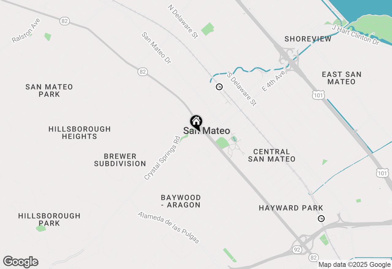 Map of 20 W 3rd Avenue #202, San Mateo, CA 94402