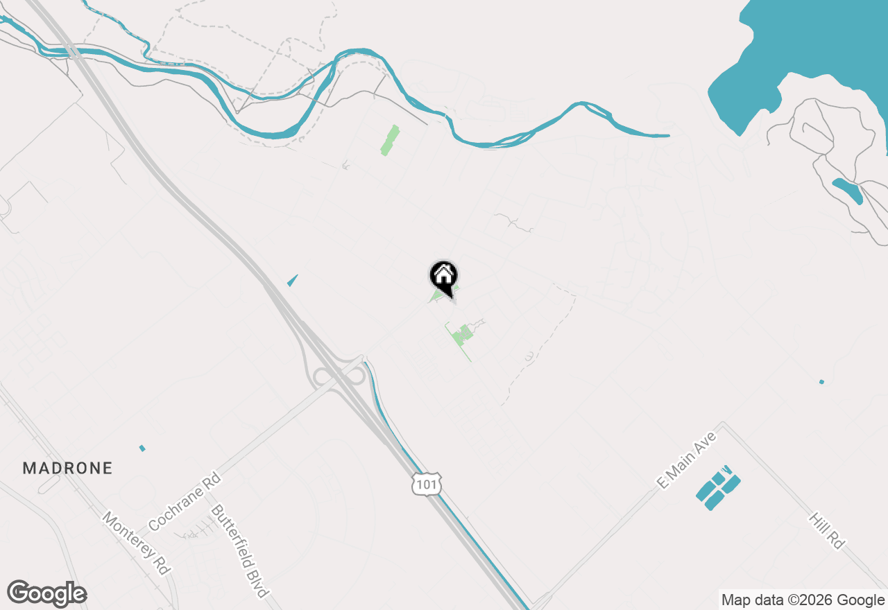 Map of 18440 Carmelo Court, Morgan Hill, CA 95037