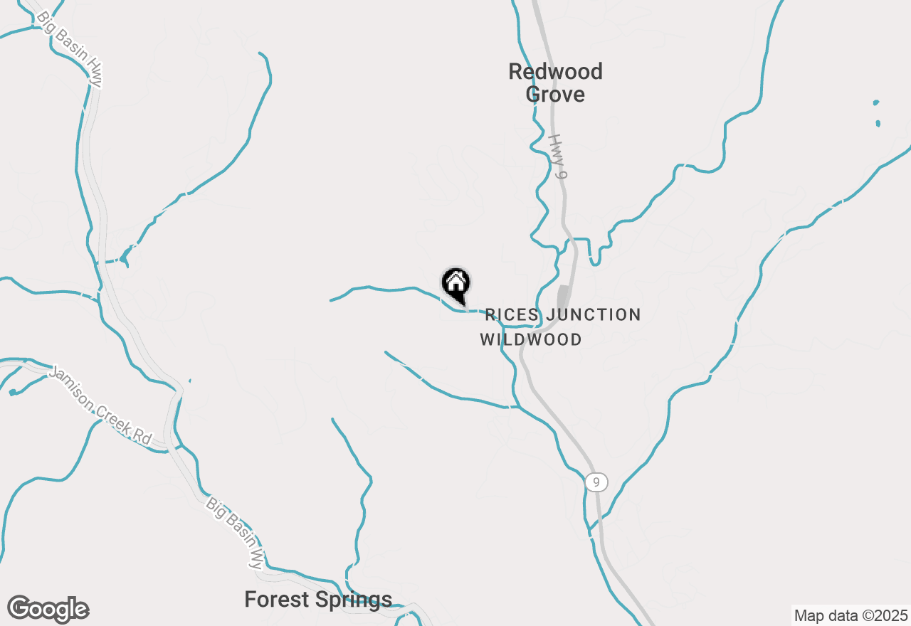 Map of 449 Band Road, Boulder Creek, CA 95006