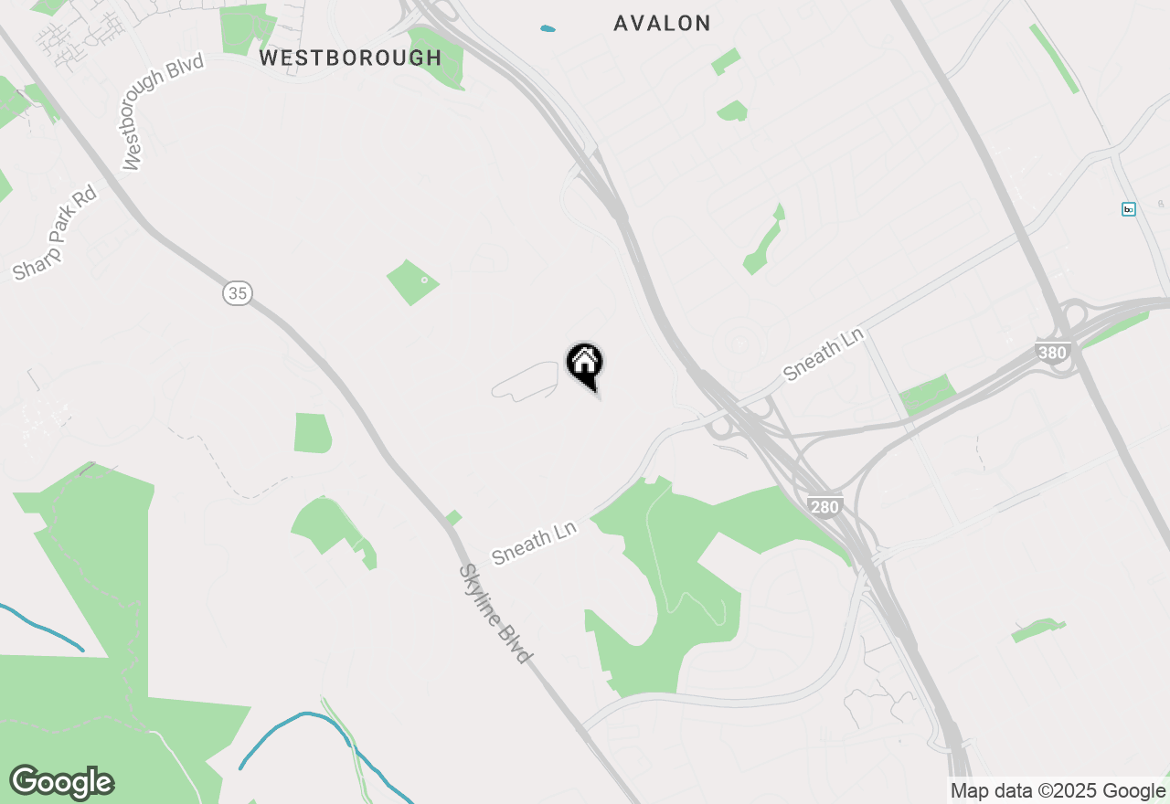 Map of 2341 Rollingwood Drive, San Bruno, CA 94066