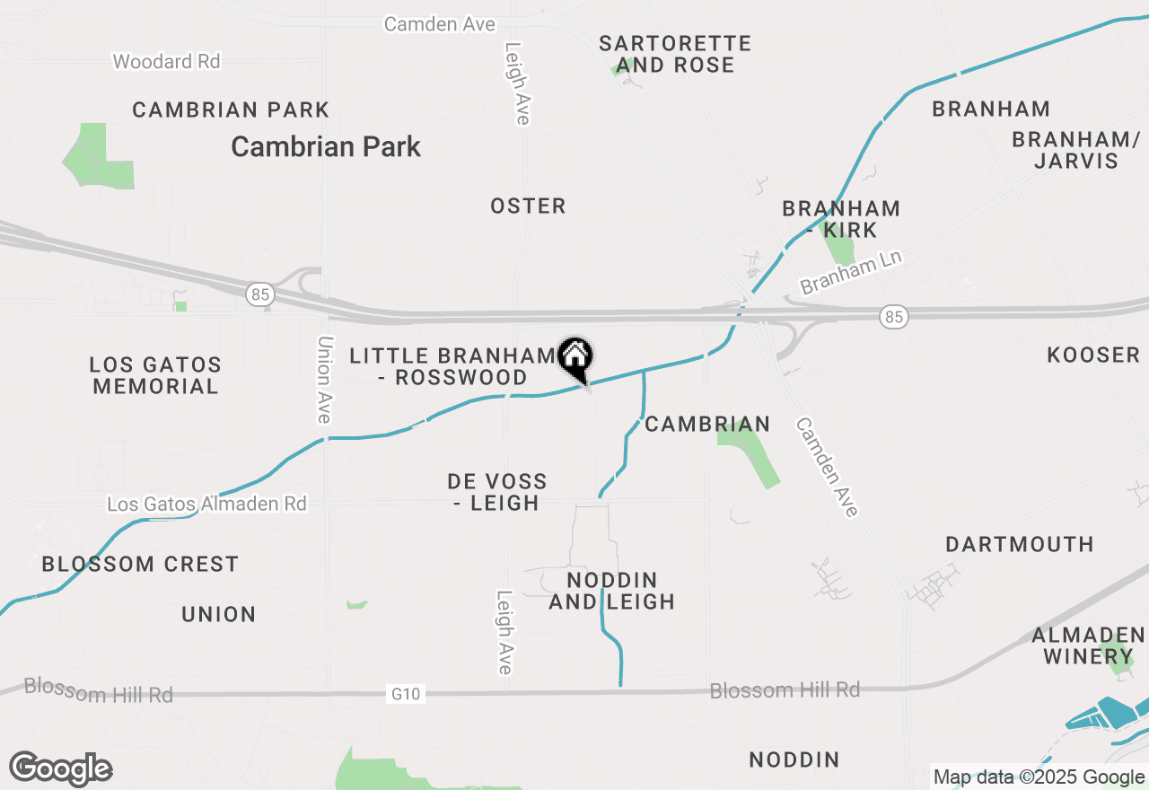 Map of 1841 Laurinda Drive, San Jose, CA 95124