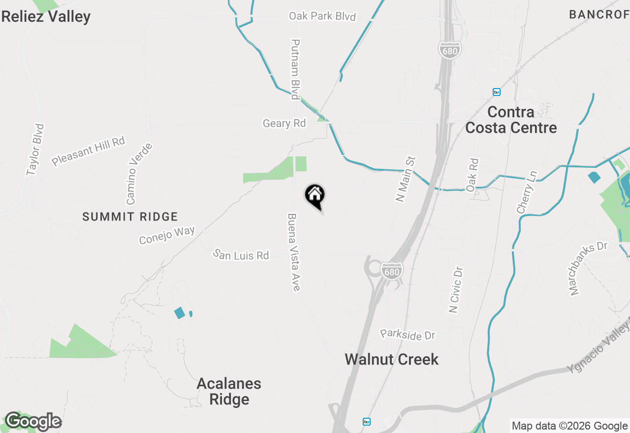 Map of 1770 3rd Ave, Walnut Creek, CA 94597