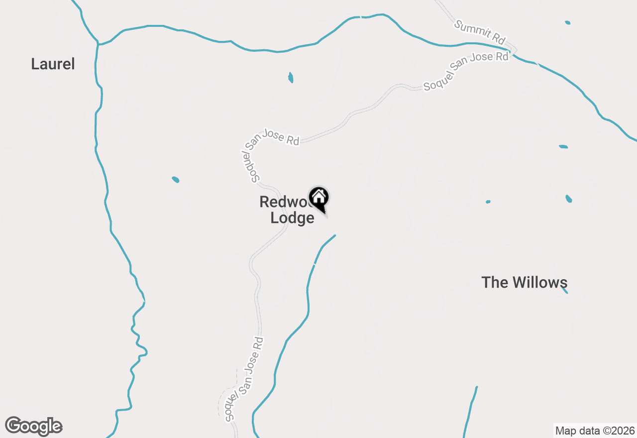 Map of 600 Ridge Top Road, Los Gatos, CA 95033