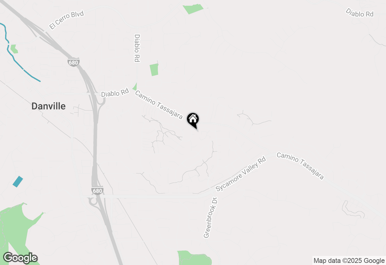 Map of 652 Thornhill Rd, Danville, CA 94526