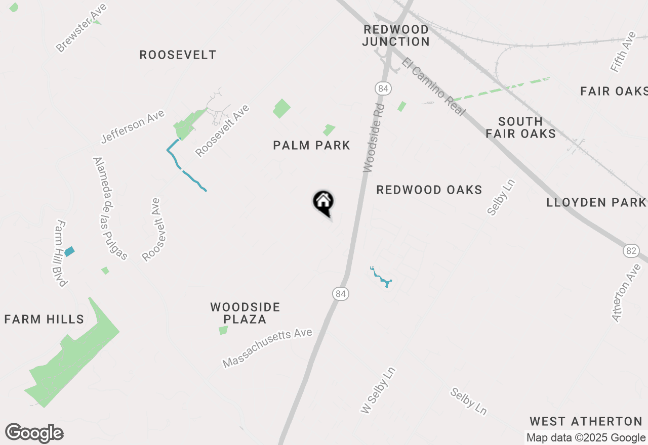 Map of 1587 Kentfield Avenue, Redwood City, CA 94061