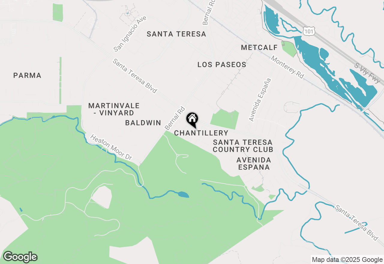 Map of 7124 Point Dunes Court, San Jose, CA 95139