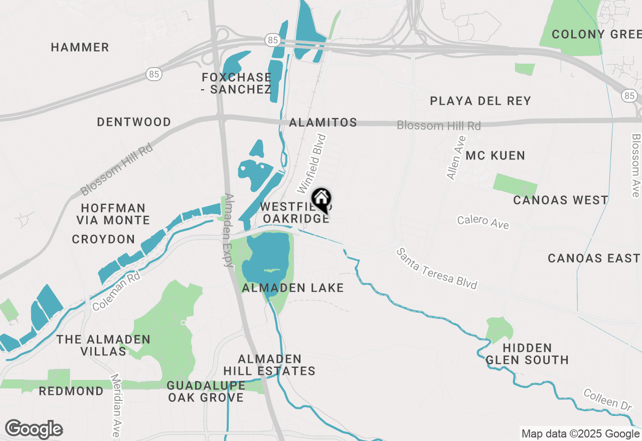 Map of 865 Windsor Hills Circle, San Jose, CA 95123