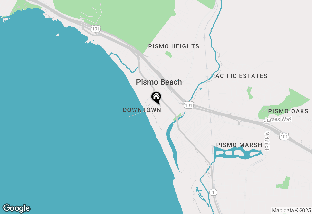 Map of 160 Hinds Avenue #202, Pismo Beach, CA 93449