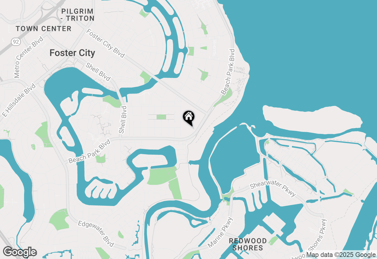 Map of 1171 Compass Lane #305, Foster City, CA 94404