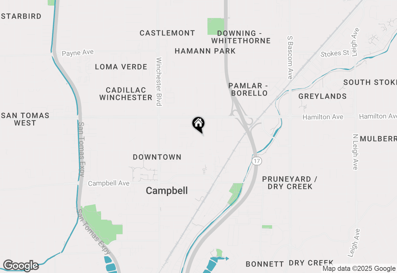 Map of 350 N 1st Street #1, Campbell, CA 95008