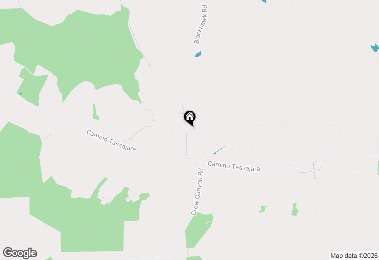 Map of 525 Silver Oak Ln, Danville, CA 94506