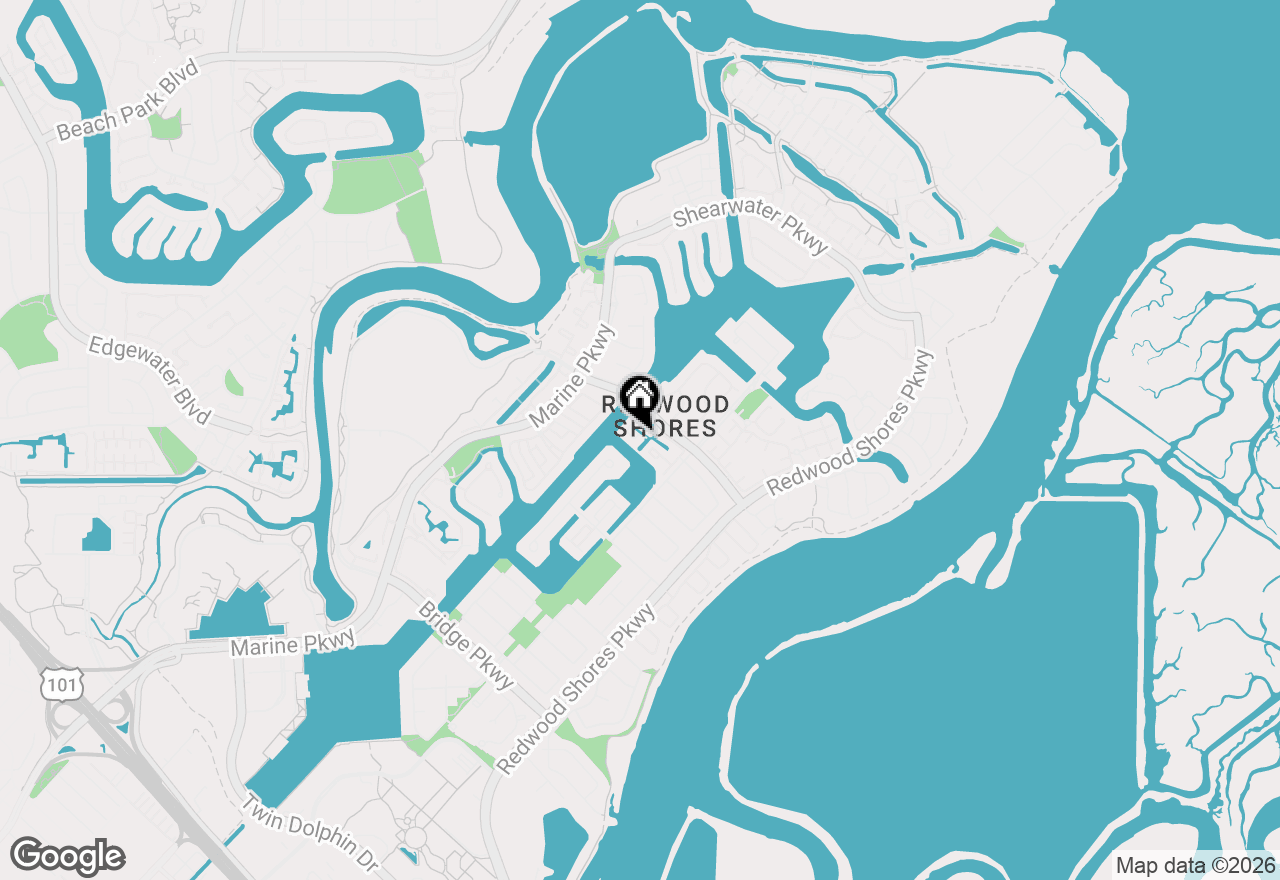 Map of 72 Cape Hatteras Court, Redwood City, CA 94065