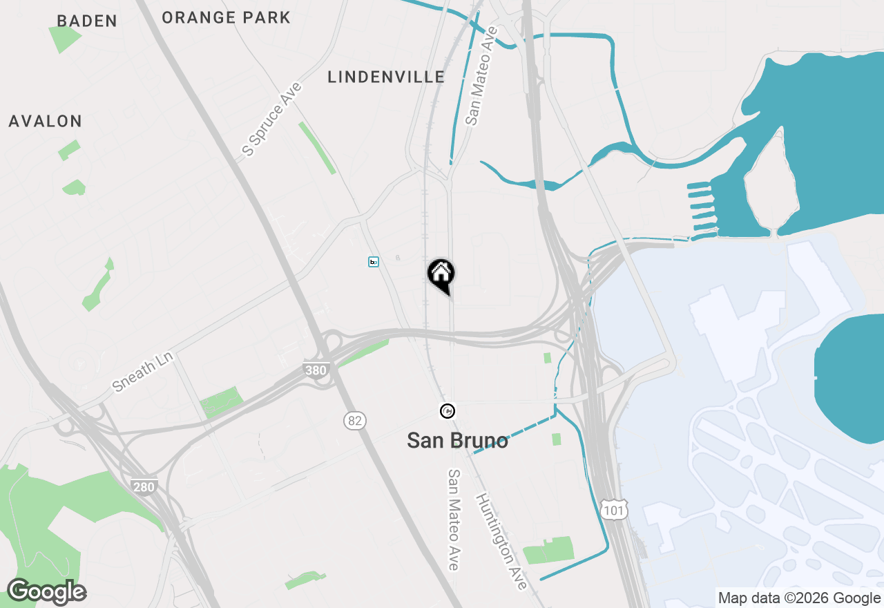 Map of 1058 Montgomery Avenue, San Bruno, CA 94066