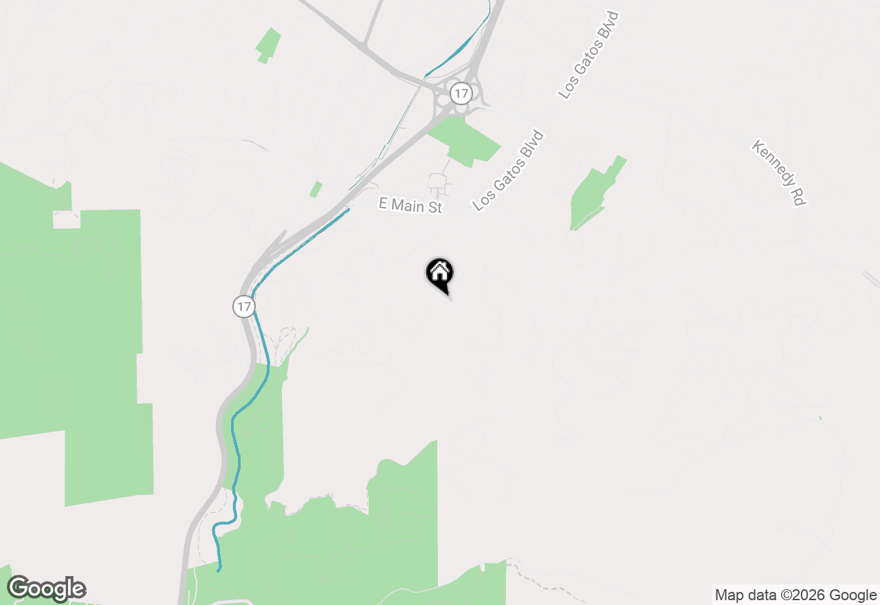 Map of 86 Central Avenue, Los Gatos, CA 95030
