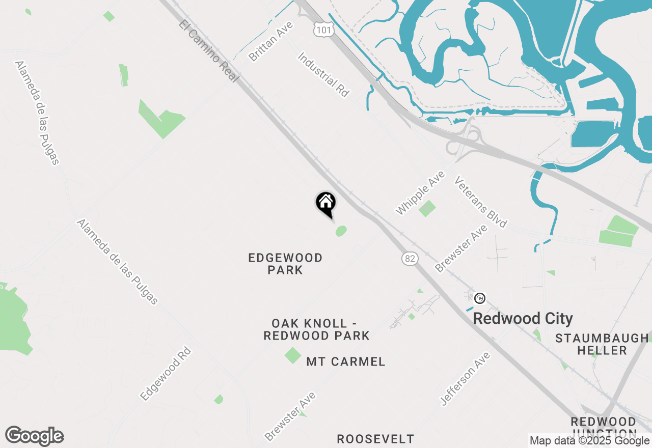 Map of 234 Edgewood Road, Redwood City, CA 94062