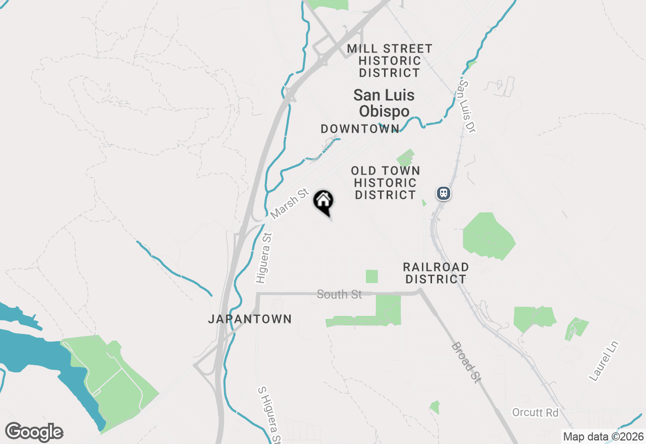 Map of 1427 Beach, San Luis Obispo, CA 93401