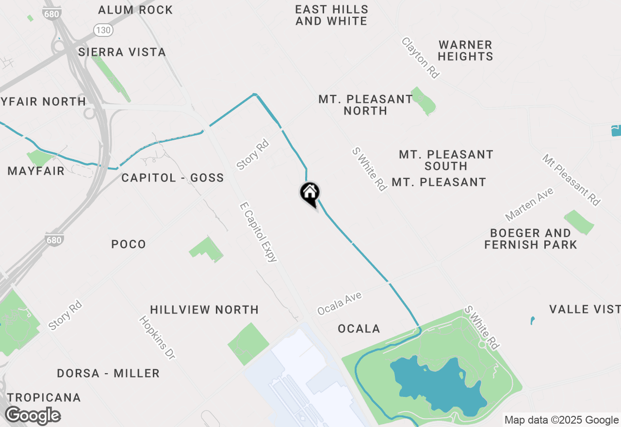 Map of 1434 Sunshadow Lane, San Jose, CA 95127