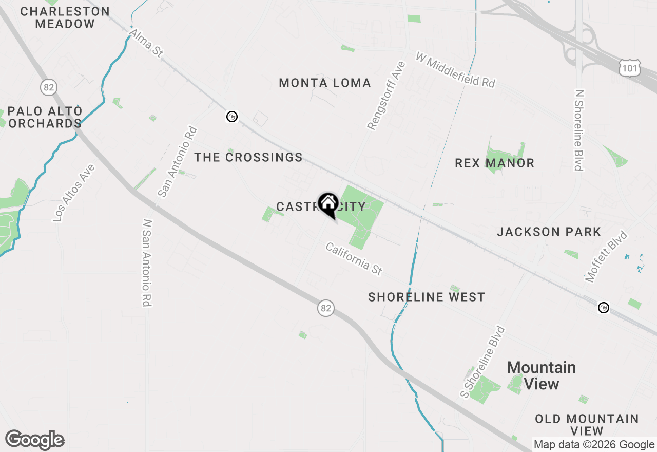 Map of 255 S Rengstorff Avenue #139, Mountain View, CA 94040