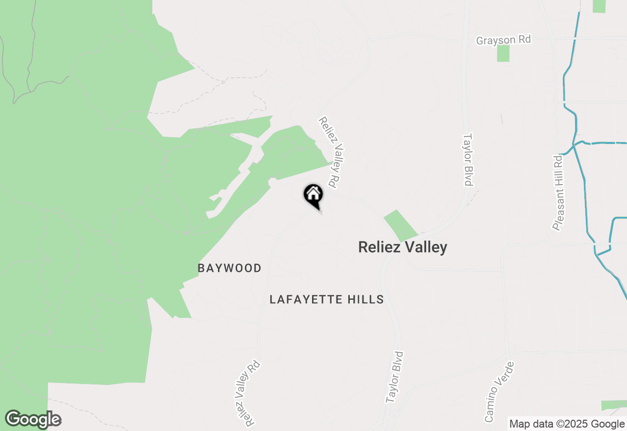 Map of 1830 Reliez Valley Rd, Lafayette, CA 94549