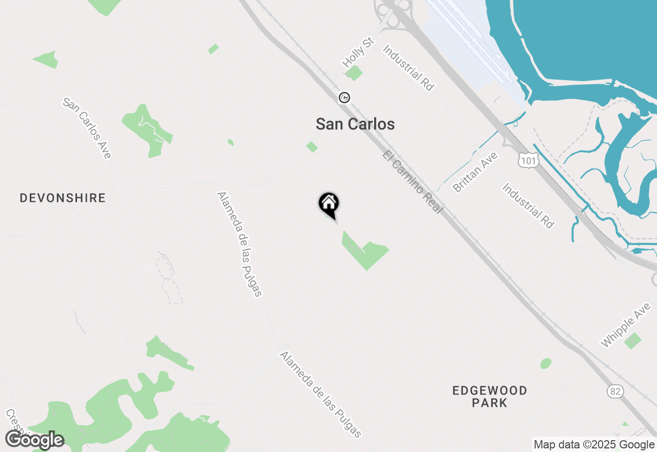 Map of 807 Cedar Street, San Carlos, CA 94070