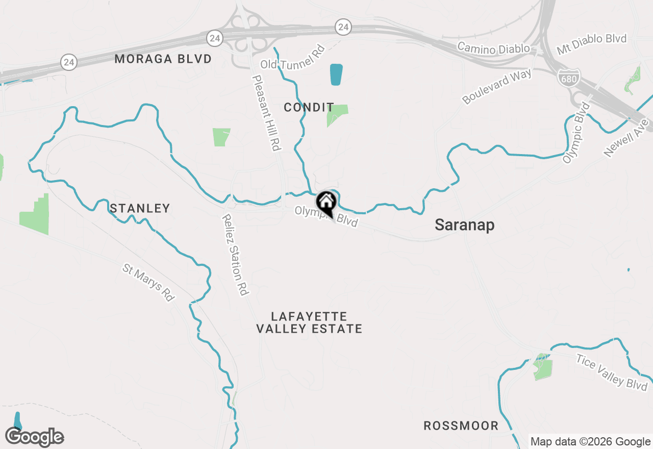 Map of 2749 W Newell Avenue, Lafayette, CA 94595