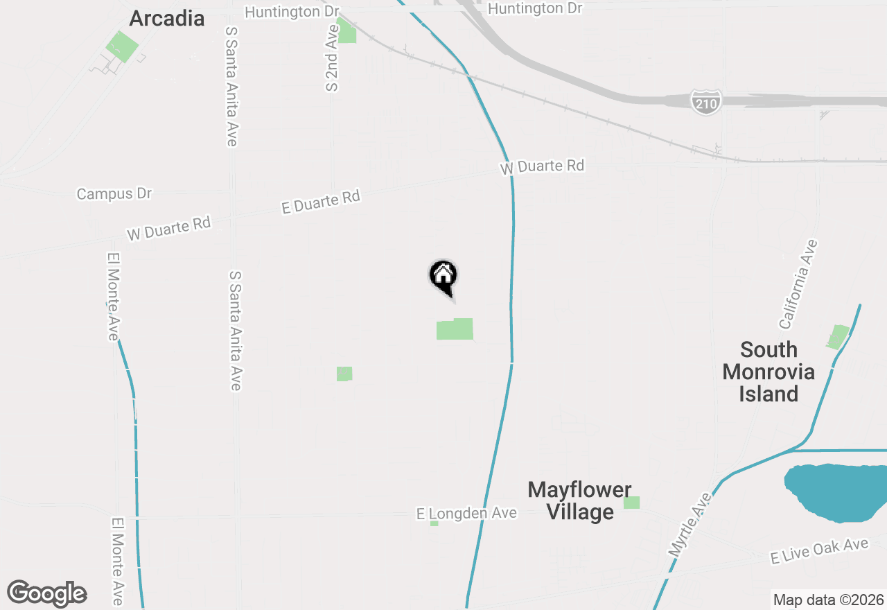 Map of 1320 S 6th Avenue, Arcadia, CA 91006