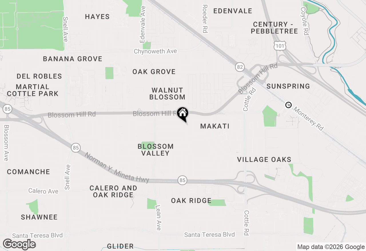 Map of 209 Beegum Way, San Jose, CA 95123