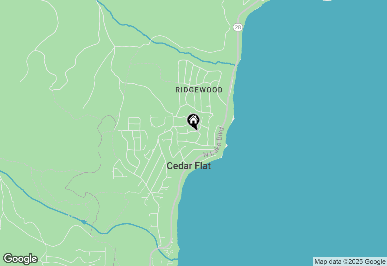 Map of 555 Tunnington Drive, Carnelian Bay, CA 96140