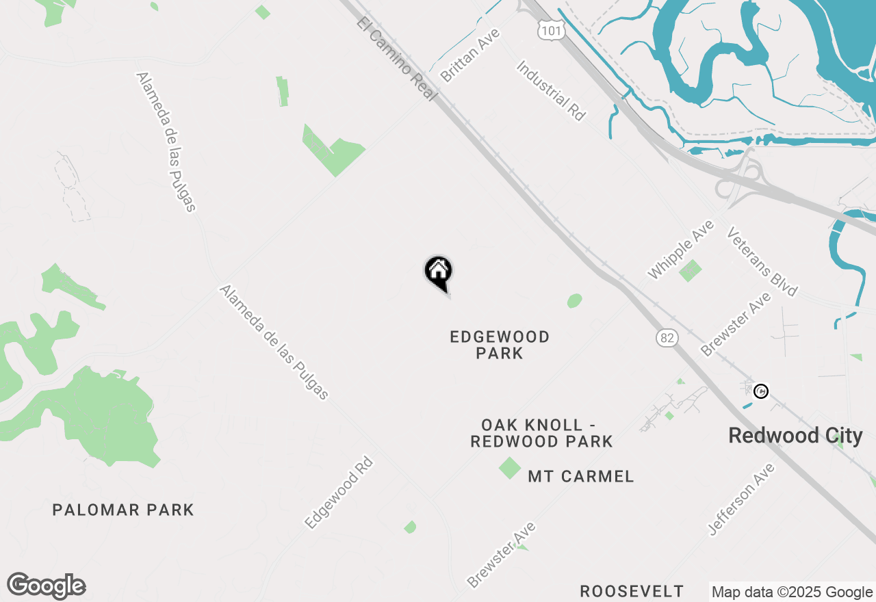 Map of 1912 Saint Francis Way, San Carlos, CA 94070