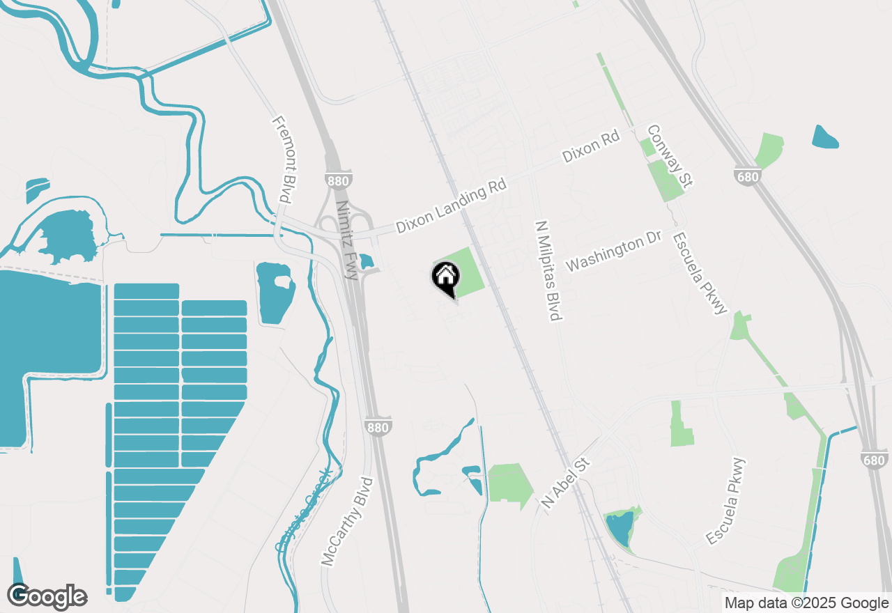 Map of 392 Terra Mesa Way, Milpitas, CA 95035