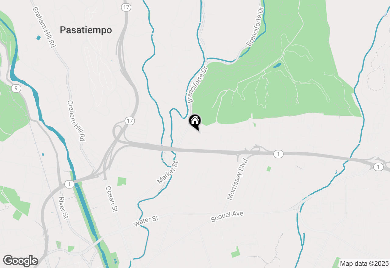 Map of 133 Goss Avenue, Santa Cruz, CA 95065