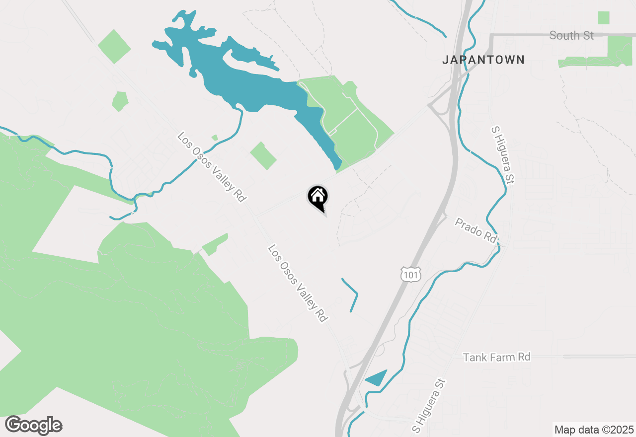 Map of 1827 Pinecove Drive, San Luis Obispo, CA 93405