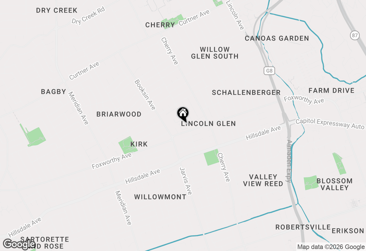 Map of 2953 Carrington Court, San Jose, CA 95125