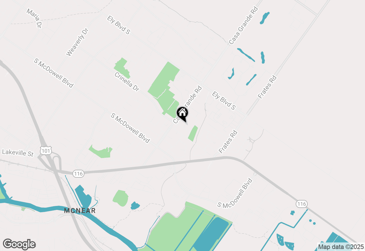 Map of 1 Del Sol Court, Petaluma, CA 94954