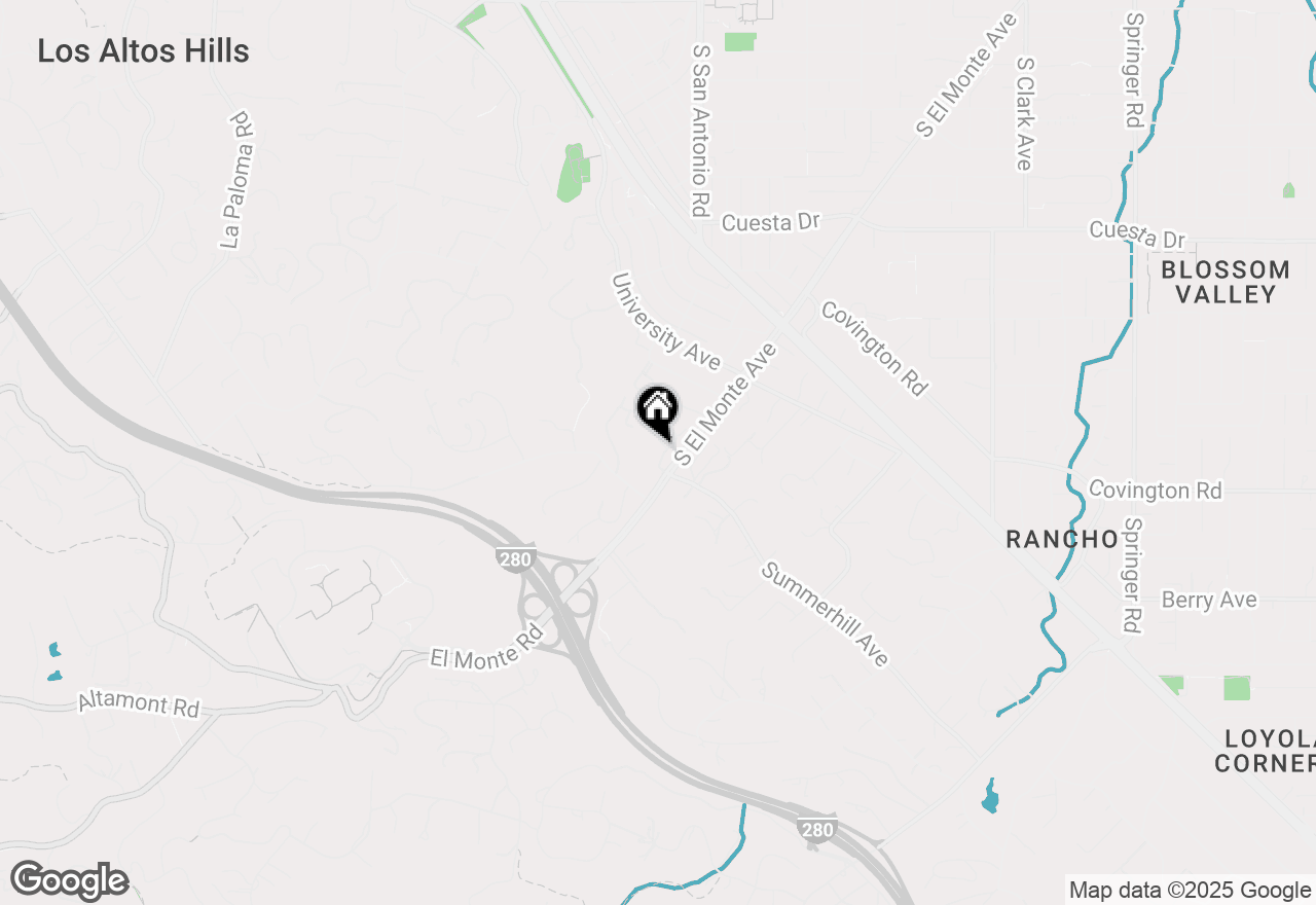 Map of 23 Bay Tree Lane, Los Altos, CA 94022