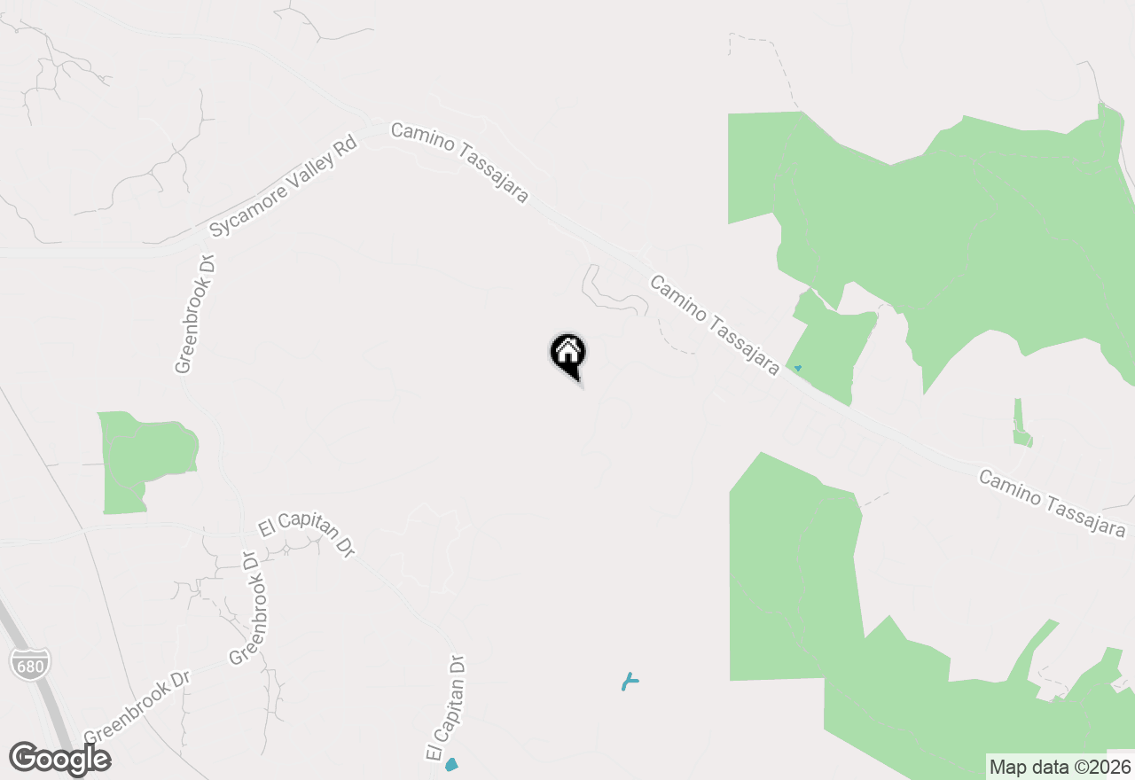 Map of 2490 Tassajara Ln, Danville, CA 94526