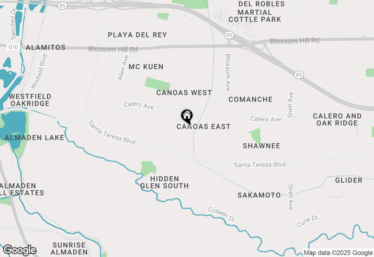 Map of 5986 Loma Prieta Drive, San Jose, CA 95123